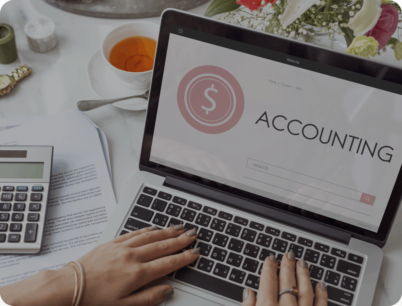 Accounting services illustration
