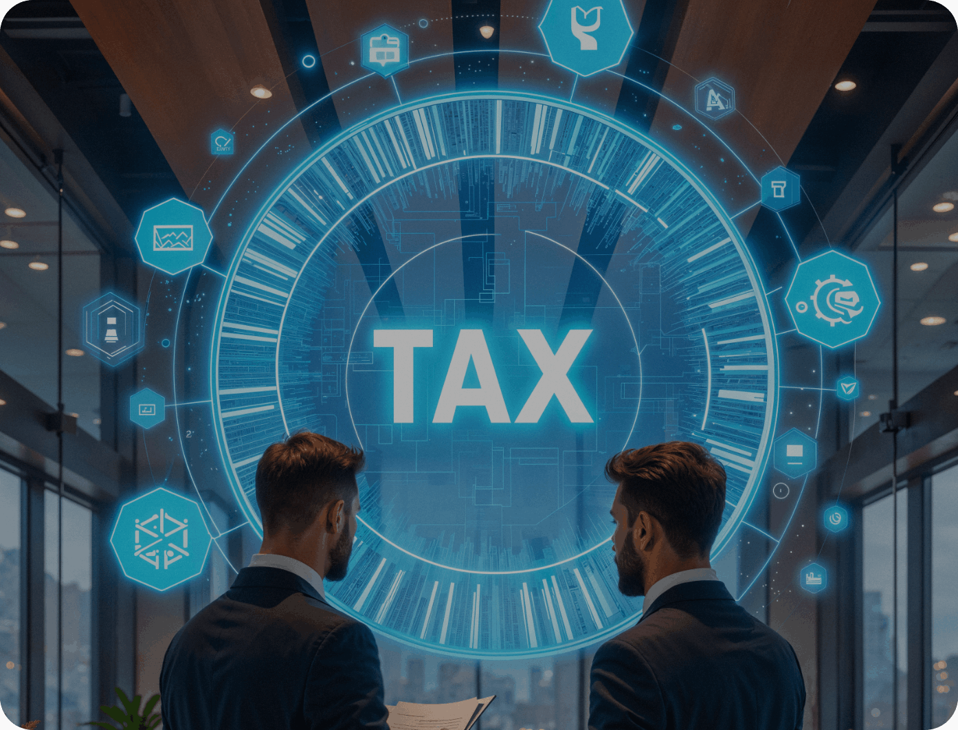 Taxation services illustration